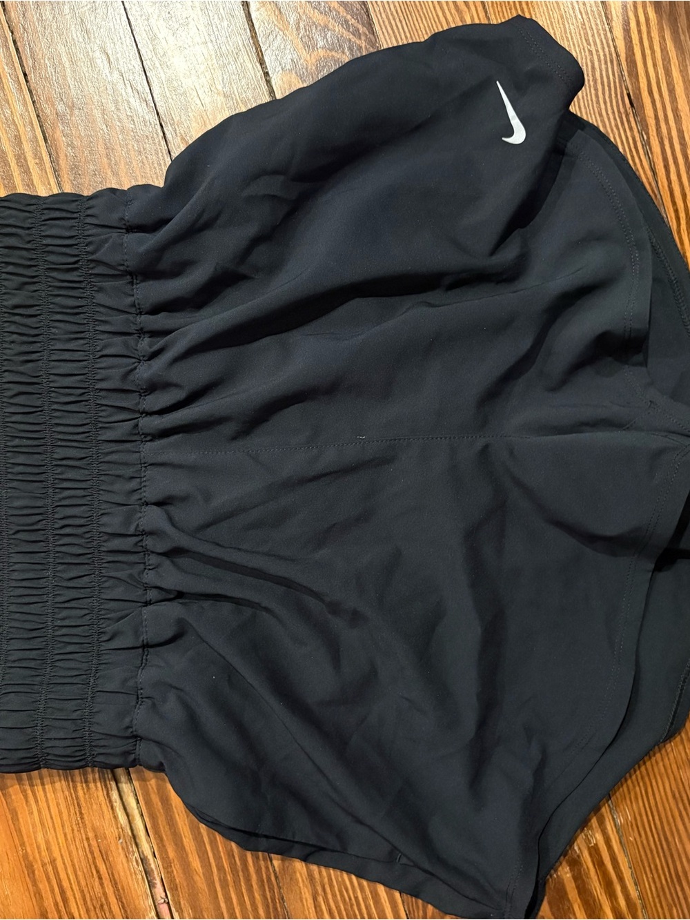 Never worn. High Waisted Nike Black Athletic Shorts
